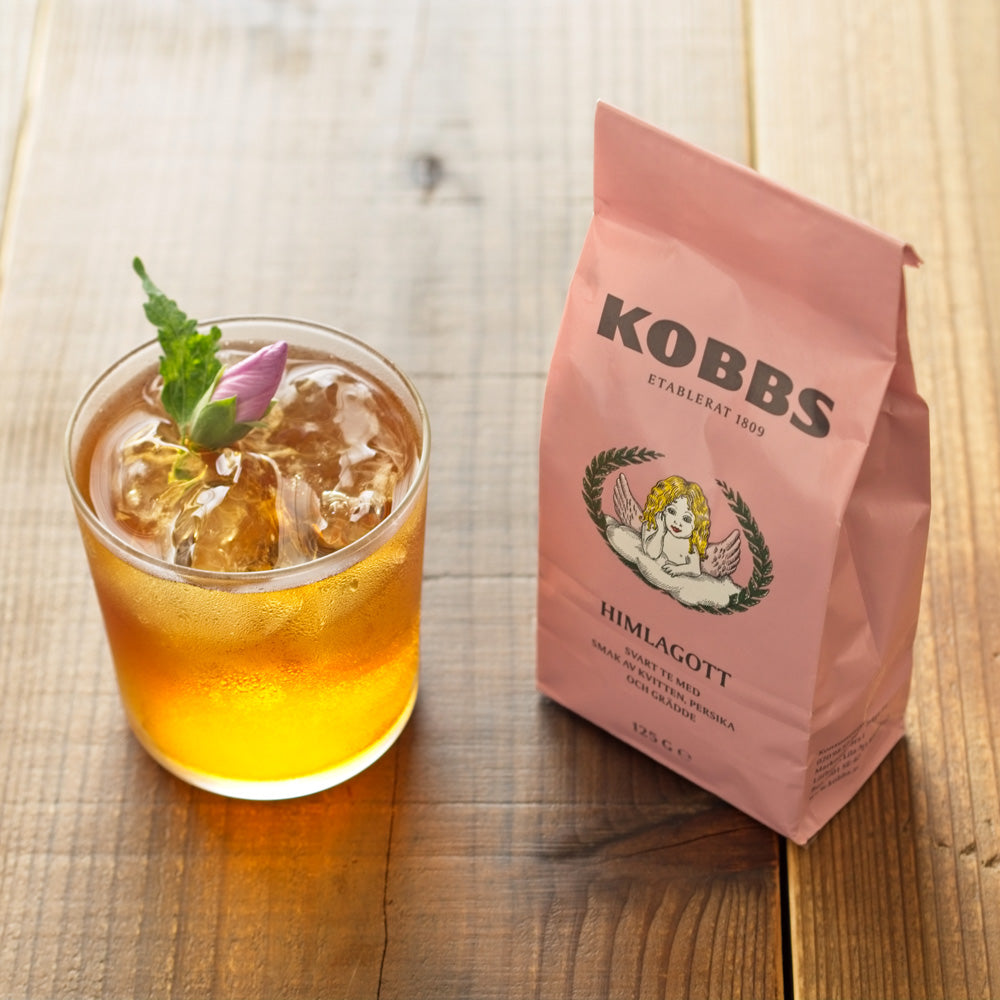 北欧スウェーデンのKOBBS（コブス）の紅茶、HIMKAGOTT（ヒムラゴット）のアイスティーでフィーカ
